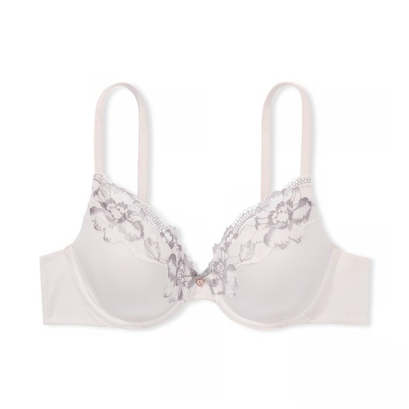 New
BODY BY VICTORIA
Lightly Lined Full-Coverage Lace-Trim Bra - Picture 1 of 6